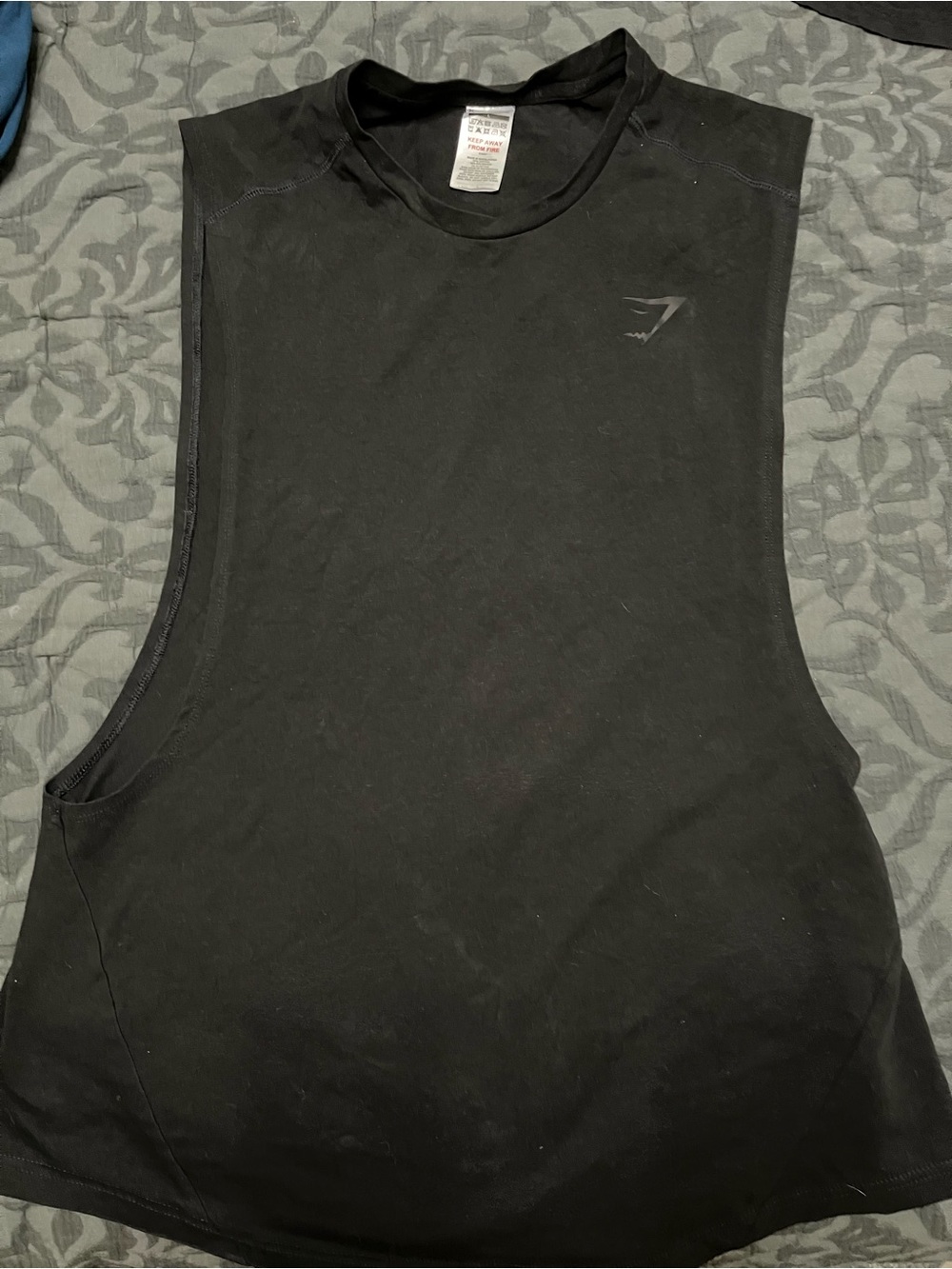 Gymshark Black Men's Sleeveless Muscle Tank Top